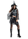 View Item Adult Ladies Size 10-14 Bad Witch Fancy Dress Halloween Costume OVER 75% OFF